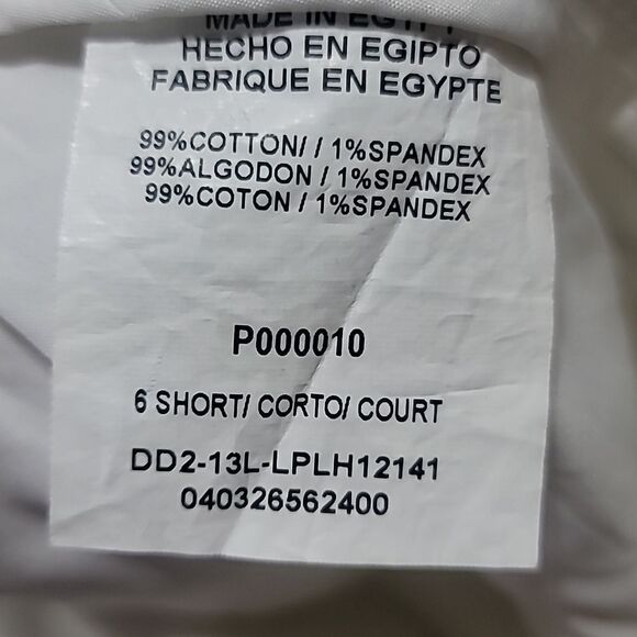 LeePlatinumlabel Women's White Classic StraightLeg Short Jeans Size 6 - Picture 7 of 7